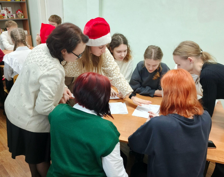 Новогодний караоке урок в 11А.